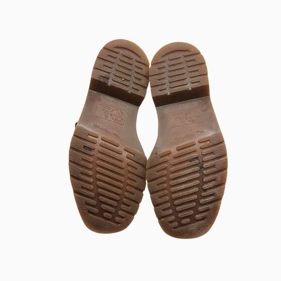 Vintage Dr. Martens Made England Black White Oxford‎ Boots Shoes Size 4 UK - Picture 10 of 11